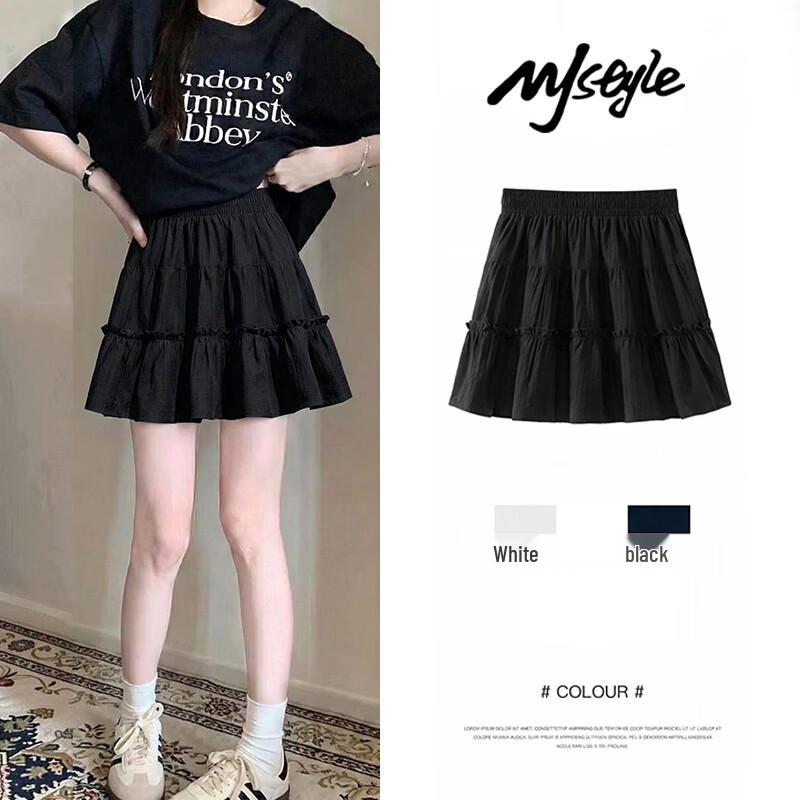 Women s Pleated A-Line Tiered Skirt S