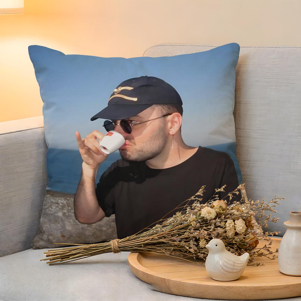 Cushion Cover Linen SkinFriendly Soft Decorative Case for Sofa Home Decor JJORDANN Album Cover Pillow Cover