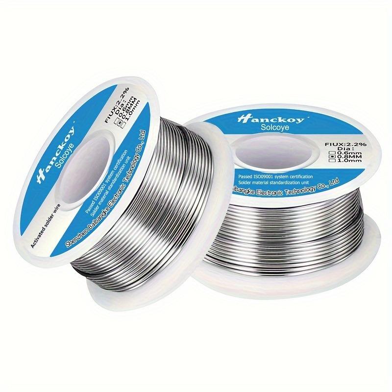 0.8 Mm Low-Temperature Solder Wire - Activated Solder, 50 Grams Spool of Solder Wire