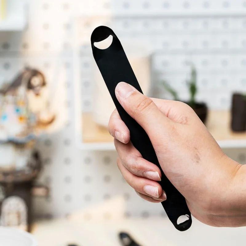 

Pottery Tool Double-headed Scraper Black Carbon Steel Clay Carving Ceramic Blank Texture Carving Modeling Clay Sculpting Tools large