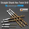 6.35mm Hex Shank Twist Drill Bit Set for Electric Screwdrivers and Pneumatic Tools