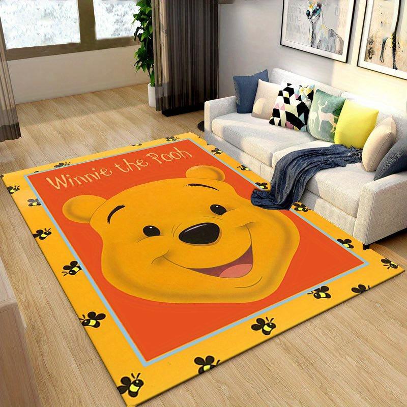 1pc Winnie the Pooh Pattern Carpet Area Rug Non-slip Carpet Hand Washable Floor Mat Suitable For Living Room Bedroom Home Decor Room Decor C