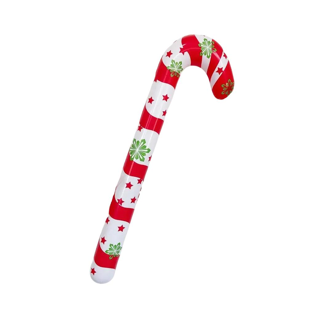 35 Inch Inflatable Christmas Candy Cane For Christmas Decorations, Outdoor Holiday Decorations
