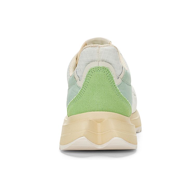 Kappa Retro Mesh Sports Non-Slip Wear-Resistant Breathable Low-Top Running Shoes Unisex sneakers White Green K0DX5MM03D-012