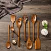 High-Temperature Resistant Rosewood Cooking Spatula Kitchen Utensil Non-Stick Pan Stir-Fry Spoon Dining Set Wooden Cooking Spoon
