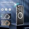 Transparent Mobile Phone Case MOTO with Magnetic Ring Mobile Phone Protective Cover 2.0 Thick PC Anti-yellow Material Magnetic Mobile Phone Case
