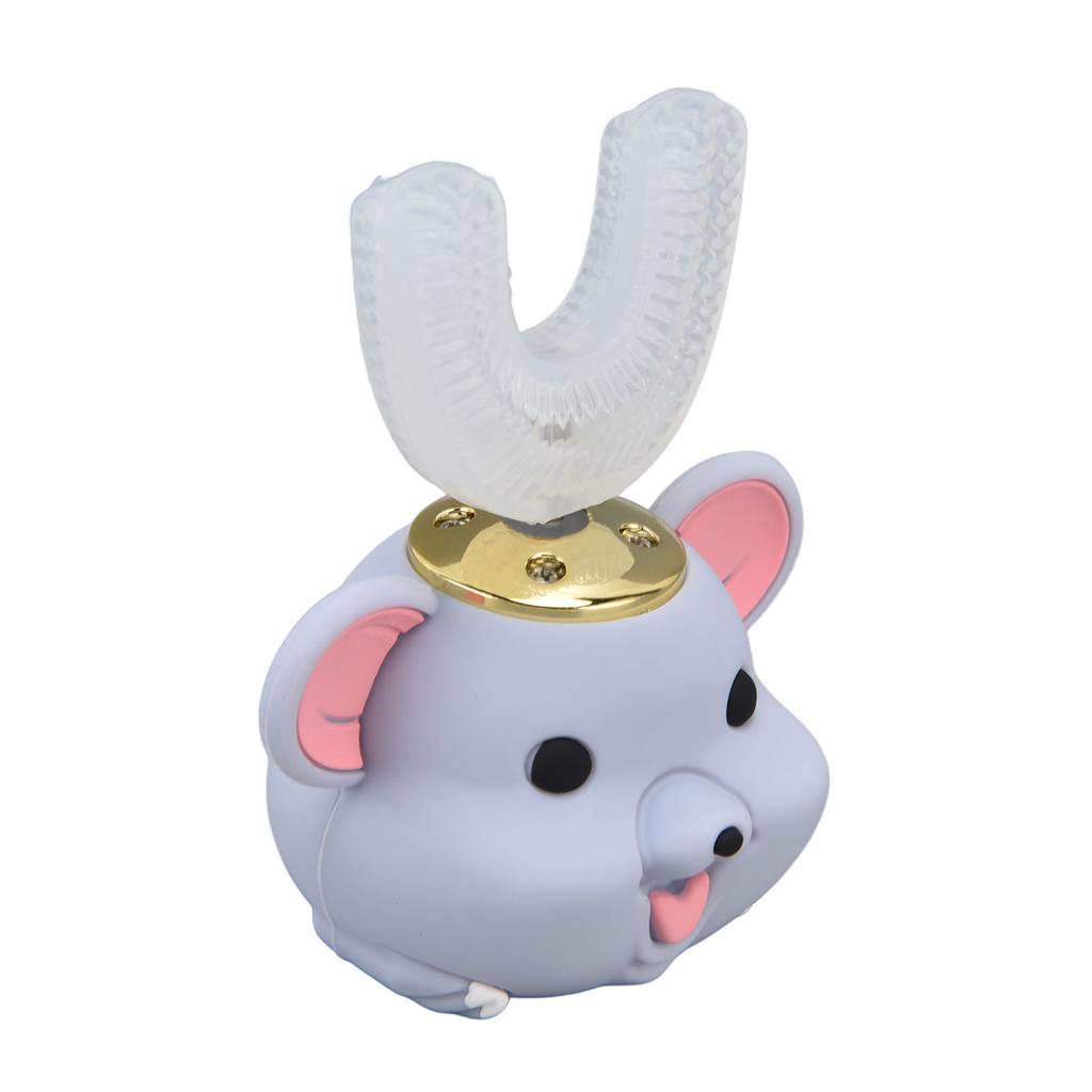 Mouth Electric Toothbrush U Shaped Toothbrush USB Charging Cartoon Silicone Kids ToothbrushL
