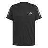 Own The Run Climacool COOLER Lauf-T-Shirt Herren Schwarz/Dunkelsilbergrau JY6982