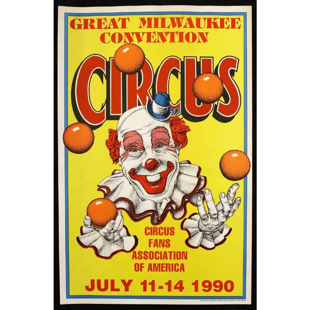 Magician Animals Canvas Painting Vintage Circus Poster Clown Amusement Artwork Prints For Bar Club Cafe Home Decor