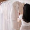 5 Stück/Set Transparente Kleiderhüllen Kleidersack Anzug Kleid Jacke Kleidung Mantel Staubdichte Schutzhülle Reisetasche Staubschutzhülle