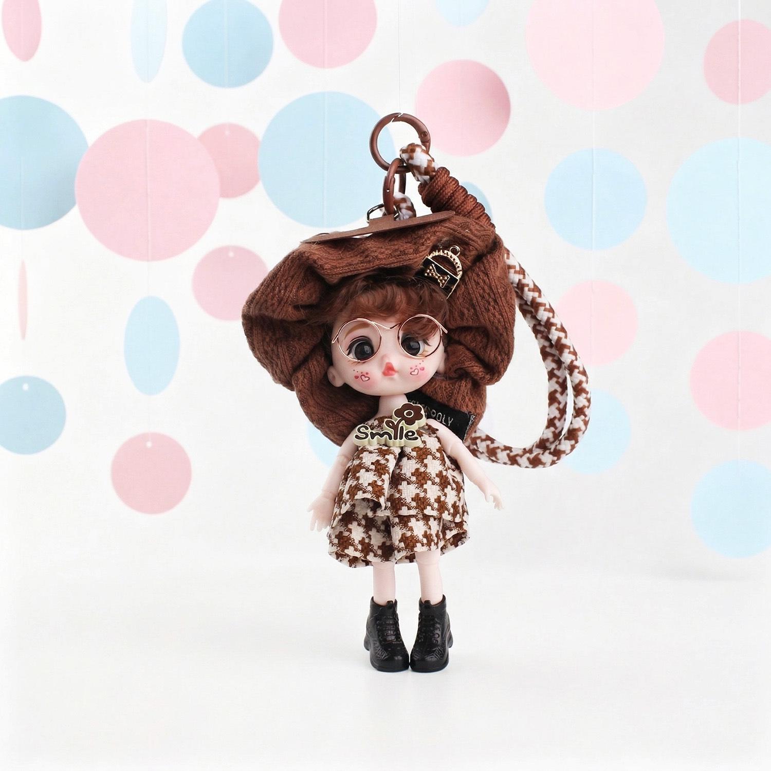 Lolita Fen Fashion Doll Skirt Charm Keychain