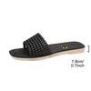 2025 summer new fashion versatile flat-bottomed fairy style home cool slippers wear Internet celebrity non-slip slippers