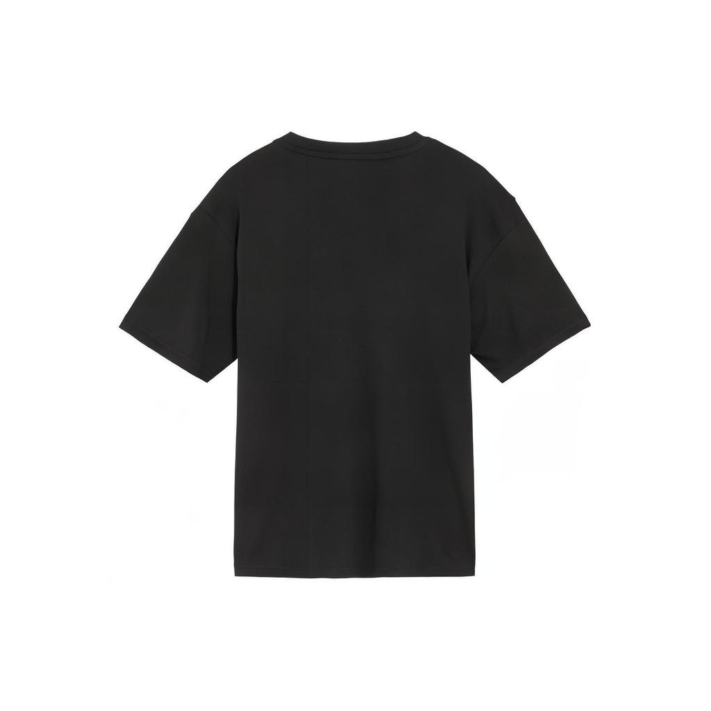 Puma Pocket Solid Color Loose Casual Pocket Short Sleeve Breathable T-Shirt Men Tops Black 683482-01