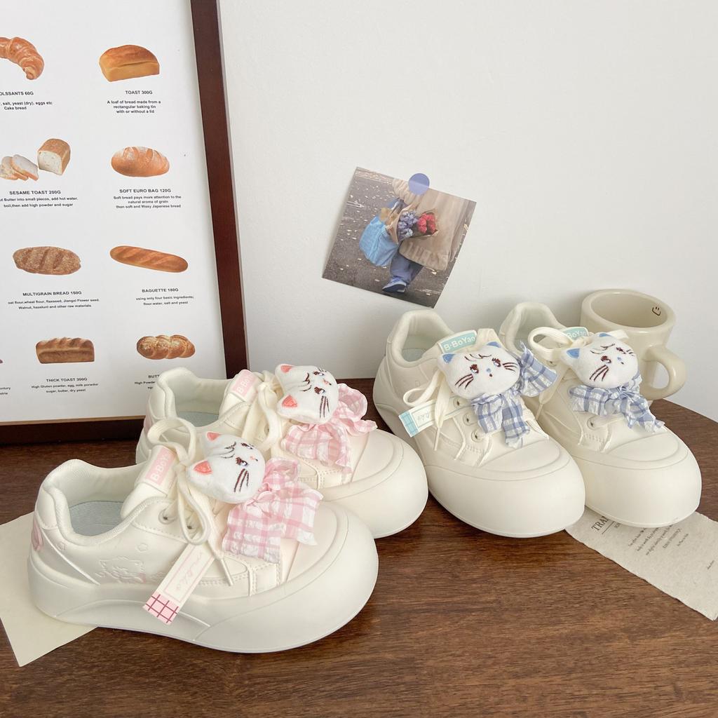 Ugly cute platform big head 22 autumn new chic niche bread shoes sports board shoes