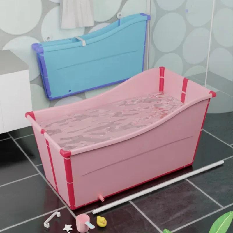 Foldable Bathtub for Home Use Large Children's Bathtub Children's Bathtub Twin Bath Tub Large Bathtub