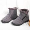 Stiefel für Damen, Winter-Stiefeletten, warme Pelzstiefel, Damenstiefel, Schuhe, flache Stiefel, warme Stiefel, Schneestiefel in Übergröße