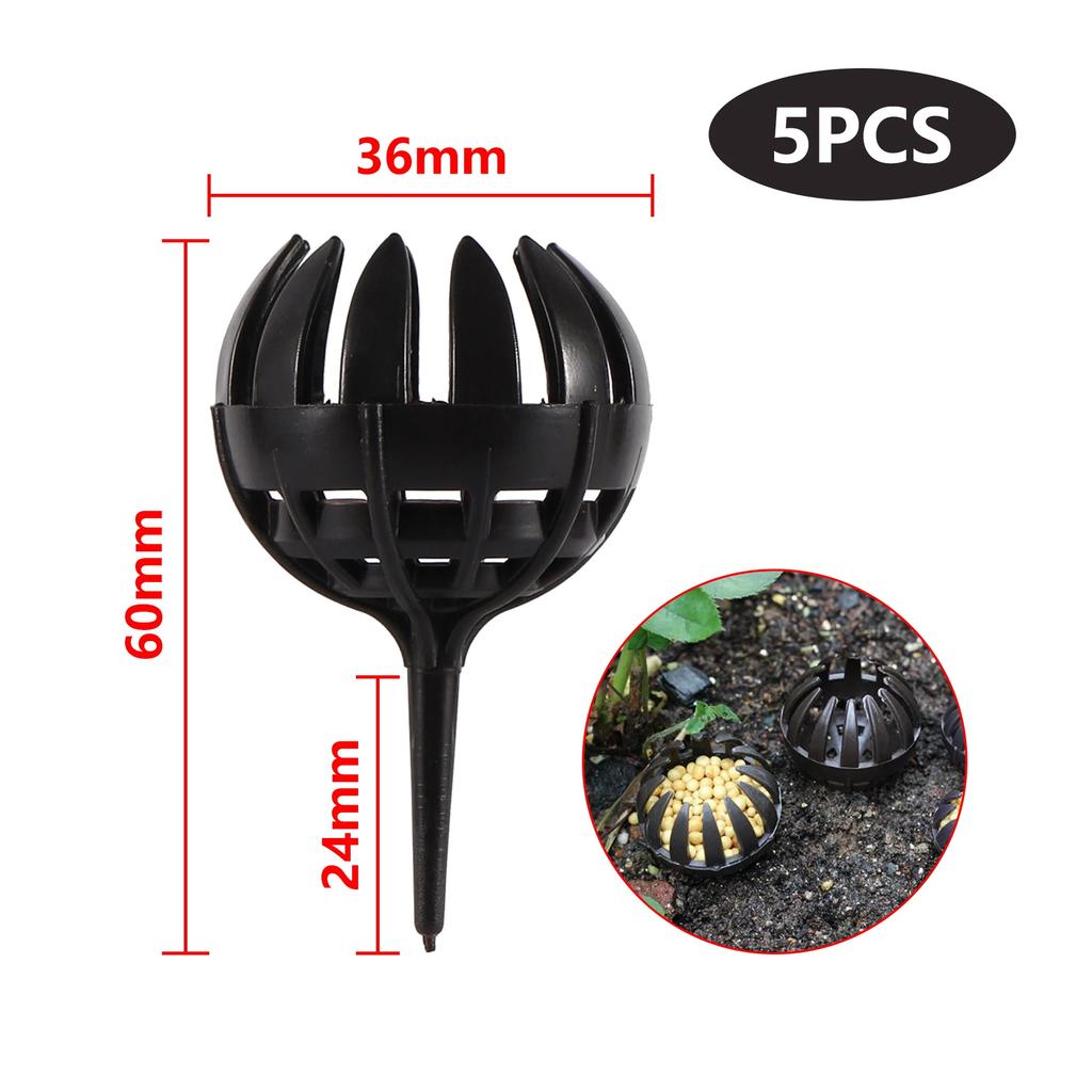 5/20Pcs Bonsai Tool Box Fertilizer Cover Basket Box Dome Case Plastic Plant Bug Portable Nursery Pot Cultivation Fertilizer Box