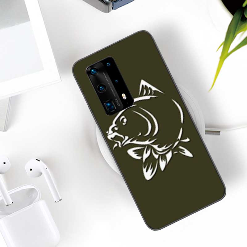 

Мягкий прозрачный чехол для телефона Nash Fishing с логотипом для Huawei P30 Lite P10 P20 P40 P50 Pro Mate 40 Pro 30 20 10 Lite, силиконовый чехол Huawei P30 Pro