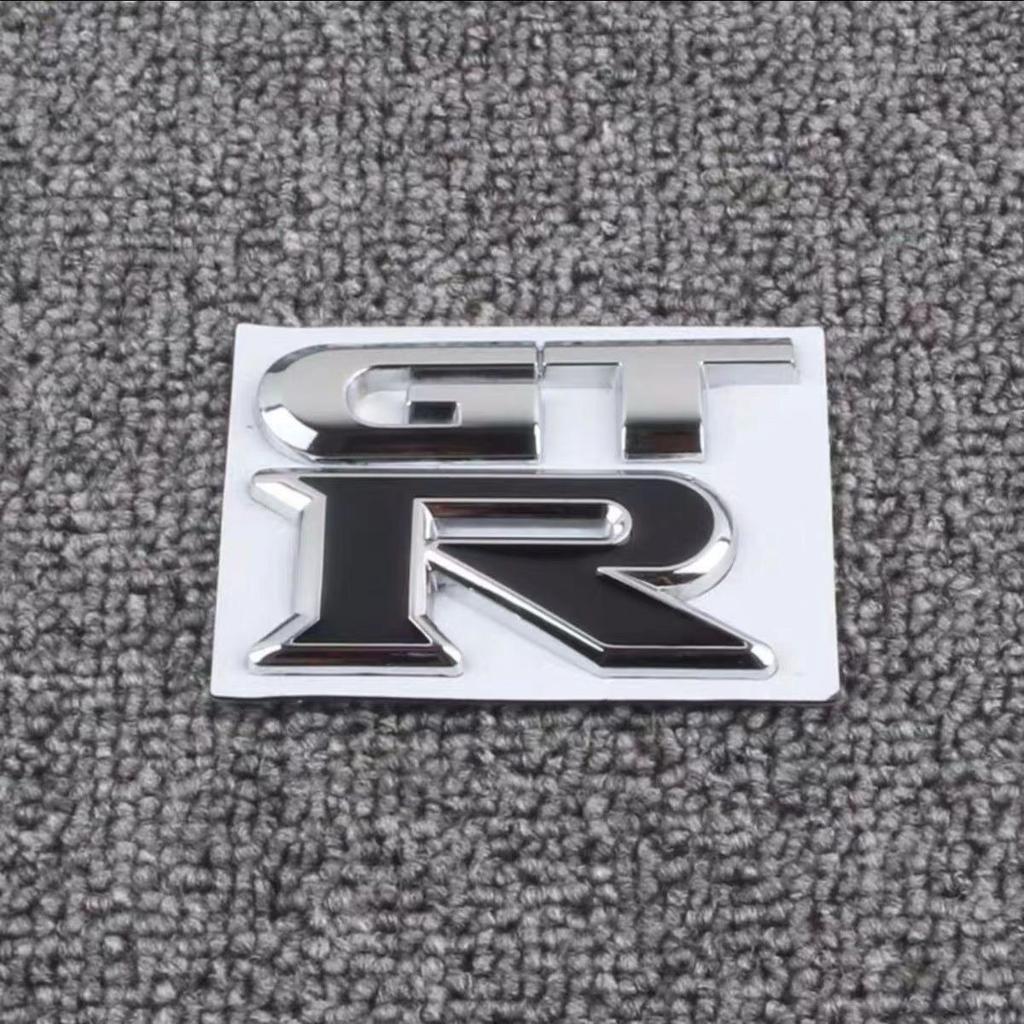 1pc 3D Metal GTR logo Badge Sticker Car Rear Trunk Emblem Decal Nine Colors are Available for Selection