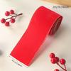 2m Lmitation Linen Christmas Ribbon Decoration Red Black And White Plaid Bow Snowflake Ribbon Christmas Webbing DIY