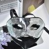 Neue Diskokugel Glitzer Gesichtsmaske Cosplay Glänzende Königin Halloween Party Kostüme Accessoires Herrenmode Abschlussballmasken Halber Helm