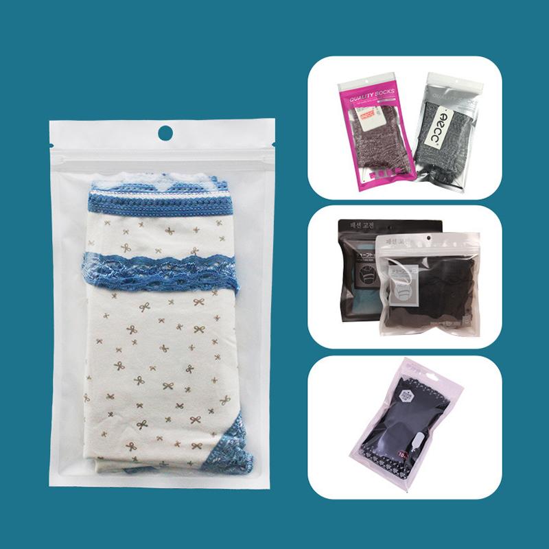 100Pcs White Clear Flat Pouch Cosmetic Packaging Jewelry Resealable Plastic Pearlescent Self-Sealing Data Cables Bag