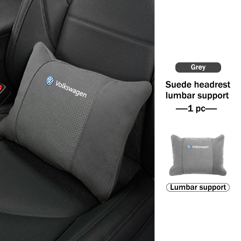 Car Memory Foam Headrest Neck Pillow Protection Lumbar Support For Volkswagen VW Scirocco Jetta Beetle Golf 4 5 6 Passat Polo B5 JJ2