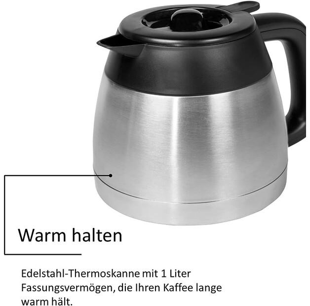 Macchina da caffè Exquisit KA 6501 nero (8334-20)