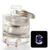 Mini Fishing  Led  Light Flash Lamp Cylindrical Button Fish Lure Lamp Fishing Tackle