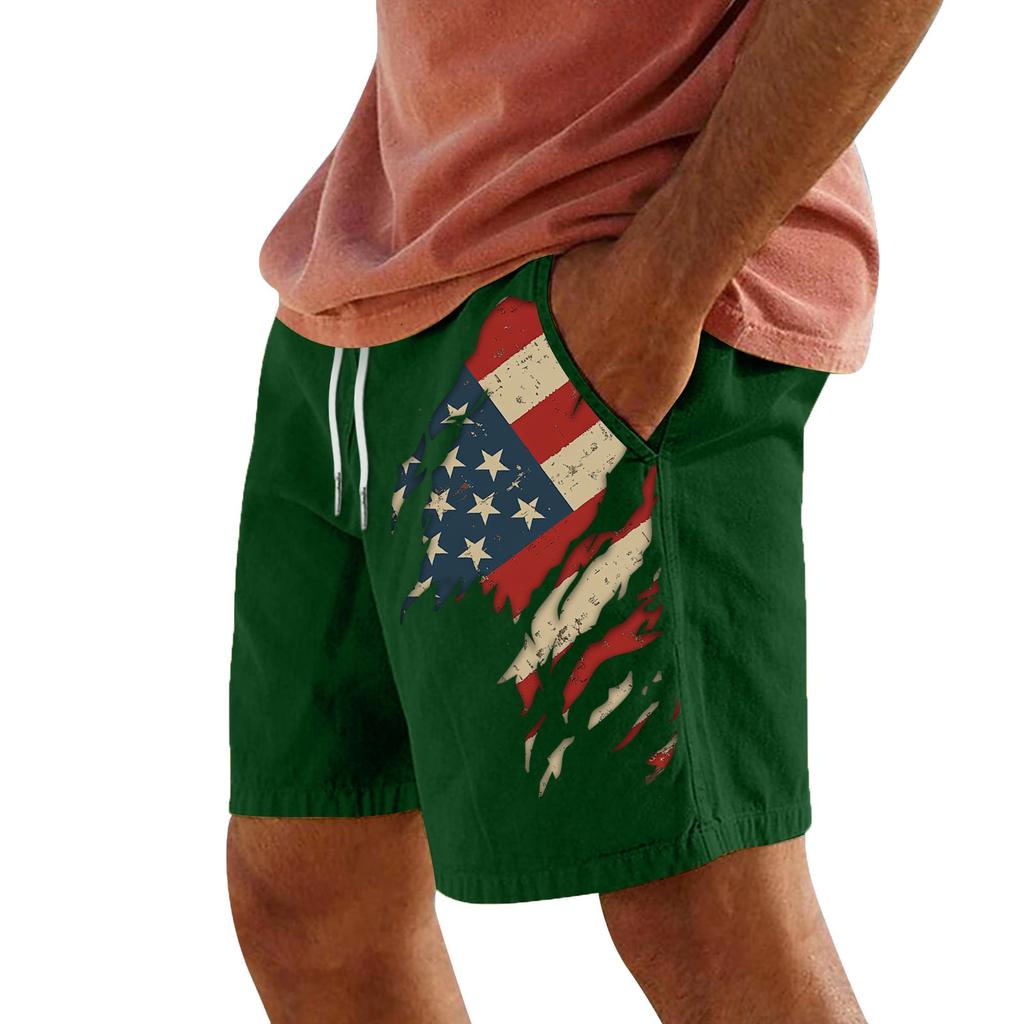 Męskie letnie, duże, swobodne, luźne spodnie sportowe, szorty plażowe