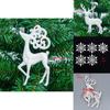 Elegant Christmas Tree Pendant Set With Shimmering Reindeer And Snowflake Baubles