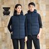 Teluoman Unisex Hooded Padded Work Vest