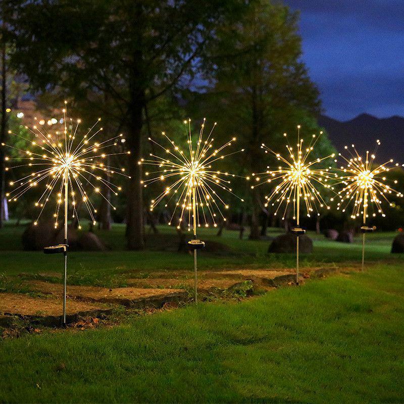 Solar Firework Garden Lights - Outdoor Courtyard & Landscape Decorations