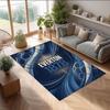 Tappeto in Velluto di Cristallo con Stampa Calcio Everton, Comodo Assorbente d'Acqua Antiscivolo Tappeto per Pavimenti Interni