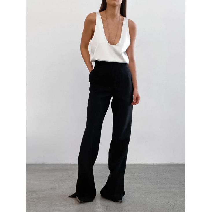 Light Luxury Comfortable Women U-neck Vest Top 2026 Spring and Summer Girls Breathable Soft Satin Lining Sleeveless Inside Top