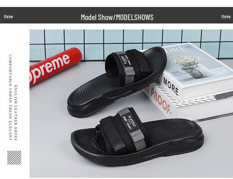 2025 Men's Trendy Soft Bottom Flip-Flops: Summer & Autumn Korean Style Outdoor Slippers