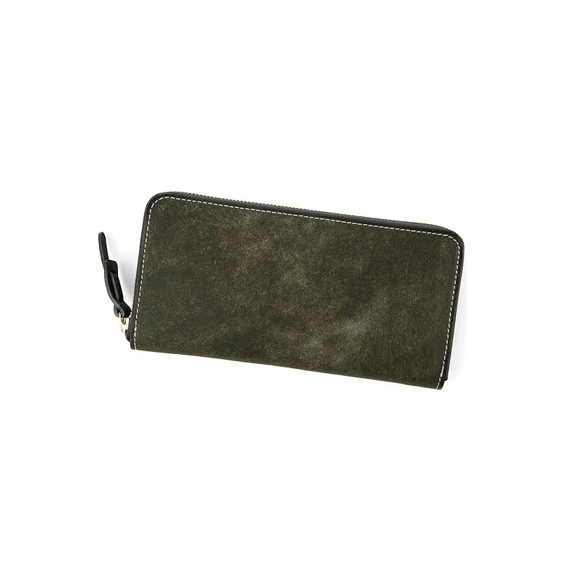 

[Corbo] long wallet round zipper dark green CO-1LN-1711-60