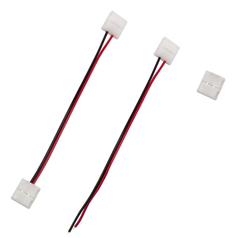 Solderless Connector Cable for LED 3528/5050 Strip Light - Seven-Color Snap, Low Voltage