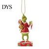 Christmas Tree Ornaments Green Elf Red Car Ornament, Acrylic Hanging Decor Holiday Party Supplies for Mirror, Funny Pendant, Home Decoration Favors