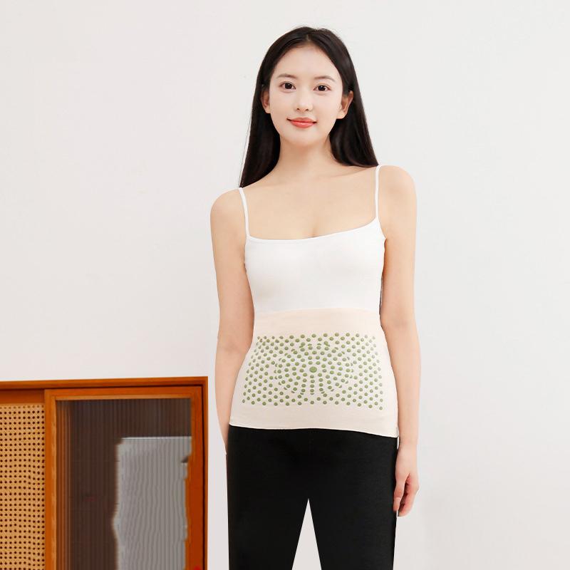 Самонагревающийся пояс для поддержки талии с полынной терапией, пояс для поддержки талии, поддержка нижней части спины, тонкий, мягкий, эластичный, фиксирующий почки