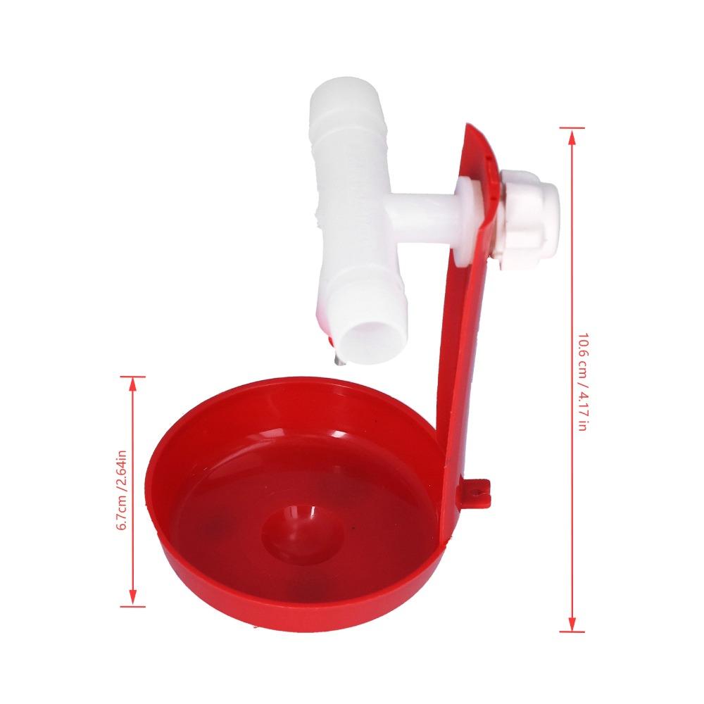 10 Sets High Quality Plastic Automatic Poultry Drinker Durable Chicken Water Feeder Bird