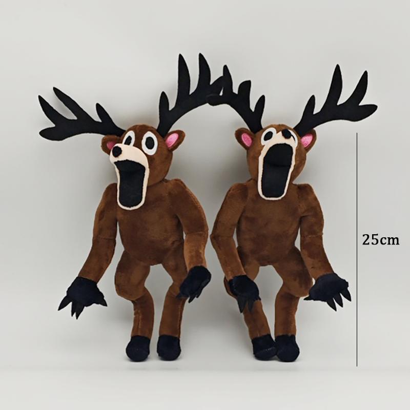 TreasuringU 25cm 99 Nights Deer In The Forest Plush Toys Animals Soft Stuffed Plush Dolls Halloween Birthday Gift