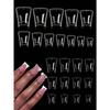 120pcs Short Duck Nail Tips, 12 Sizes Transparent Half Cover Nail Tips, French Fake Nail Tips Suitable For Acrylic Nail Extensions Nail Supplies