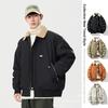 Men's Winter New Casual Fashion Trend Lapel Thickened Couple Warm Youth Vitality Cotton Coat