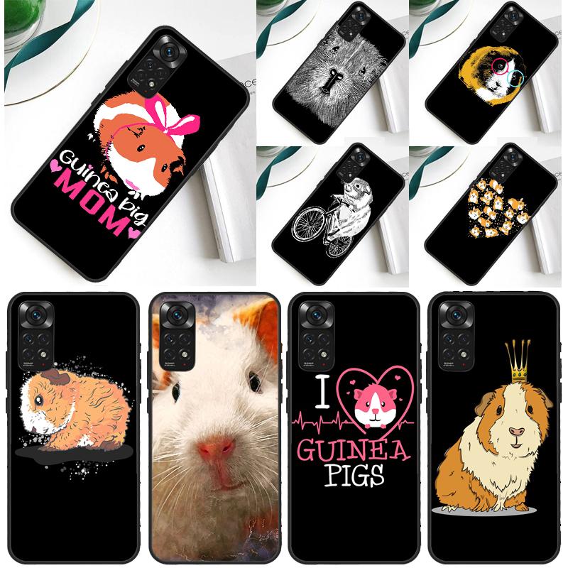 Funny Guinea Pig Case For Xiaomi Redmi Note 14 13 Pro 12 9 10 11 Pro 10S 11S 12S Redmi 14C 13C 10C 12C Cover