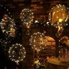 10Pcs Led Luminous Bobo Balloons with Light String Clear Balloon Festival Decor Birthday Wedding Party Supplies Baby Shower