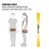 Carhartt Crossbody Horizontal Sling Clutch Waist with Detachable Black Bag, Bag, Bag, Pack, Strap,