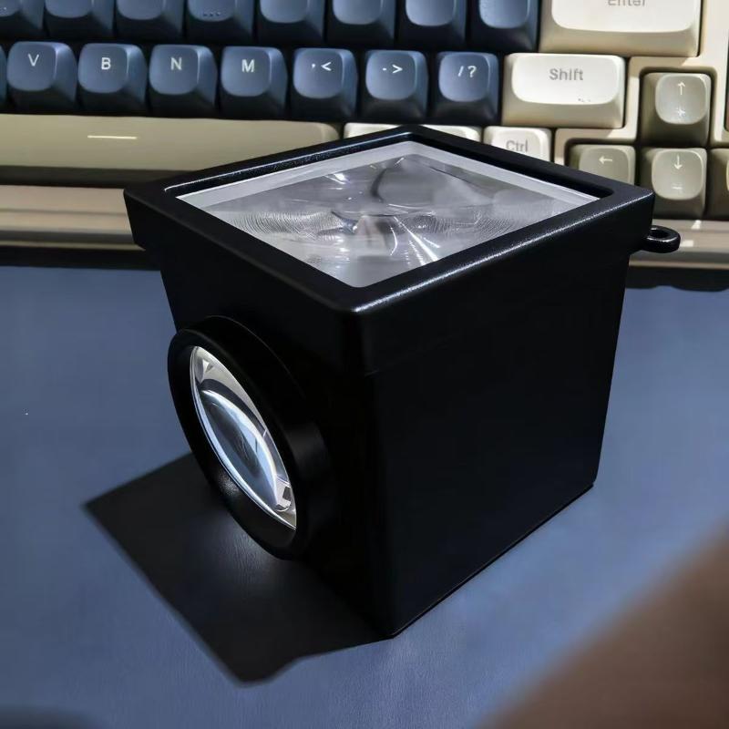 Accessori per fotocamere: Custodia stampata in 3D per mirino a livello della vita Adatta per lente di Fresnel 5x5