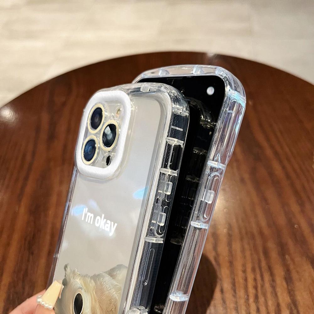 Custodie per cellulari per iPhone 11 13 XR 15 Pro Max 12 14 Pro Max Custodia per iPhone 16 7 Plus 8 Plus XS Max Motivo a cartoni animati Protezione anticaduta Antiurto