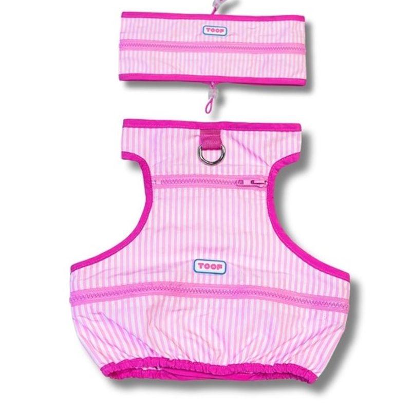 GILET Rose Glacé Rayé TOOF STRIPE